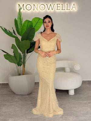 Avde Abiye Gold | MONOWELLA abiye