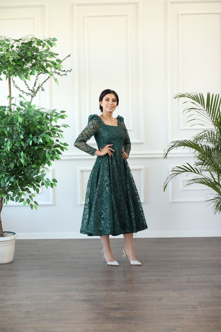 Krizantem Abiye - Verda Moda