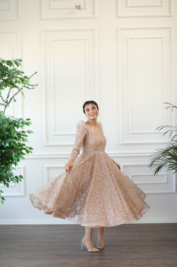 Krizantem Abiye - Verda Moda