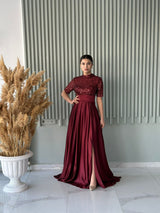 Azra Abiye Bordo | MONOWELLA abiye
