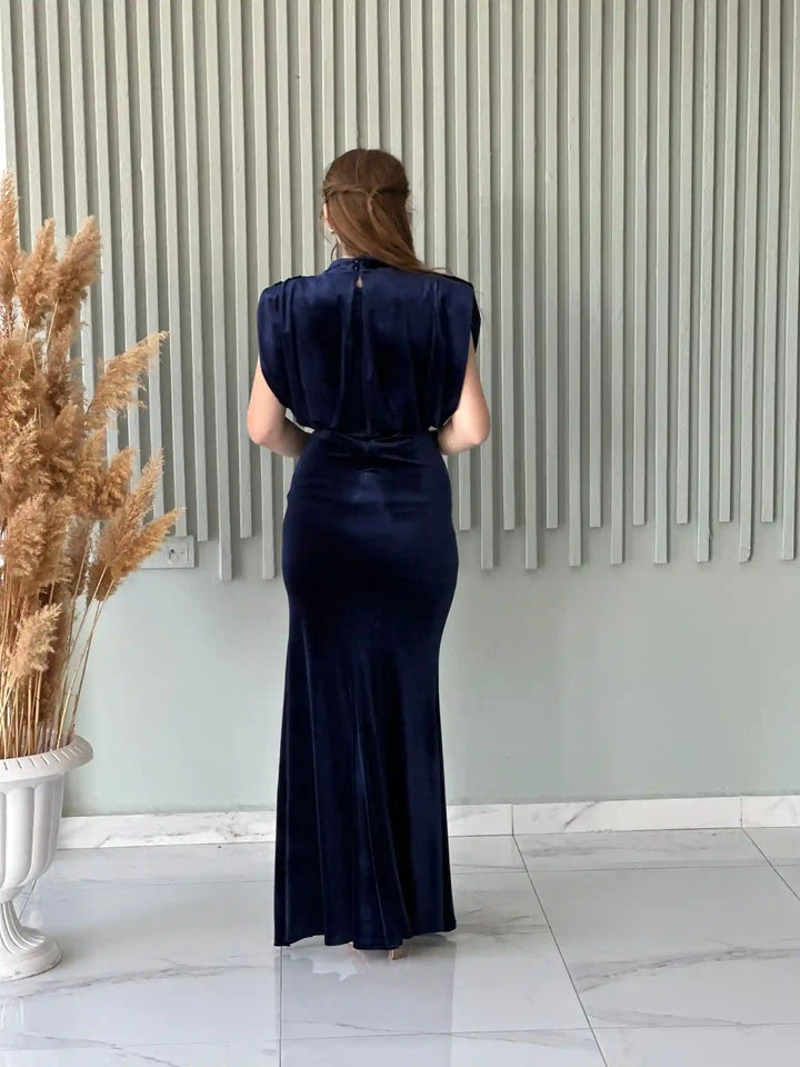 Yakut Abiye Kadife - Verda Moda