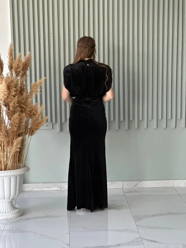 Yakut Abiye Kadife - Verda Moda